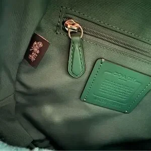 COACH MINI COURT BACKPACK AND CORNER ZIP WRISTLET WITH RADISH NWT Coach Mini Court Backpack CR284/CR285 | eBay main image 4